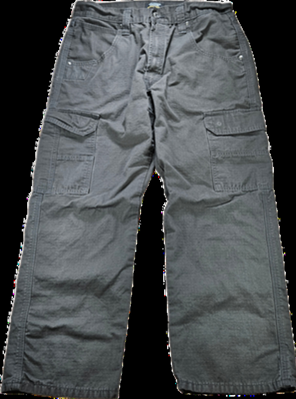 Levi Strauss Signature Men's Gray W34 L30 Ripstop Workwear Cargo Pants Cotton